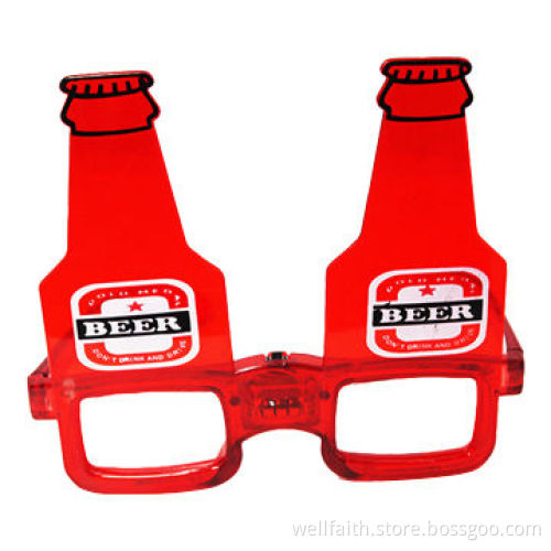 Unique brand beer glasses for rave party decoration, Christmas, carnival